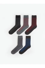 LC Waikiki Patterned Men's Sock Socks 5 Pack