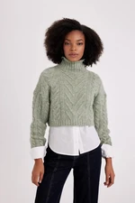 DEFACTO Half Turtleneck Knitted Sweater