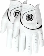 Footjoy Weathersof Golf (2 Pack) White/Black Ľavá ruka S Pánske rukavice