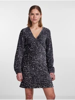 Women's Grey Sequin Dress Pieces Kam - Women's