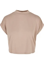 Women's short T-shirt Modal beige