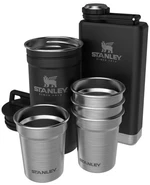 Stanley Adventure Pre-Party Shot Glass + Flask Set Matte Black Pebble 230ml-4 x 59ml Ploskačka-Pohár