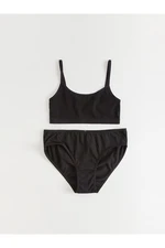 LC Waikiki Lw - Basic Cotton Girls Bustier and Panties