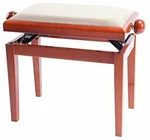 GEWA Piano Bench Deluxe Fából készült zongoraszék Cherry