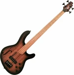 Cort B4 FL MHPZ OP Trans Black Burst Fretless basszusgitár