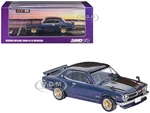 Nissan Skyline 2000 GT-R (KPGC10) RHD (Right Hand Drive) Magic Purple II Metallic 1/64 Diecast Model Car by Inno Models