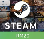 Steam Gift Card RM20 MYR Activation Code