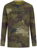 Navitas tričko identity camo long sleeve tee - m