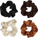 Brushworks Satin Scrunchies Natural gumičky do vlasov