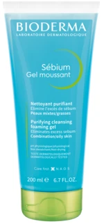 BIODERMA Sébium Gel moussant jemný čisticí gel pro smíšenou a mastnou pleť 200 ml