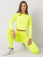 Fluo yellow sports set Patrice