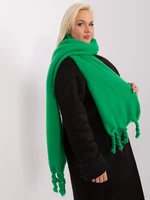 Green Smooth Winter Scarf