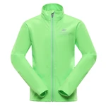 Children's softshell jacket with membrane ALPINE PRO MULTO green