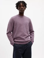 Light purple men's sweater with a blend of GAP wool