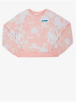 Levi&#39;s White-Pink Girly Batik Sweatshirt Levi&#39;s® - Girls