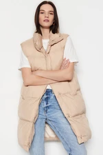 Trendyol Beige Oversize Inflatable Vest