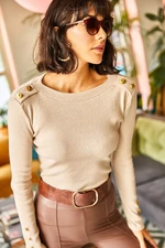 Olalook Blouse - Beige - Regular fit