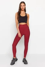 Trendyol Burgundy Compression Full Length Sports Leggings