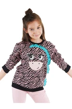 Denokids Zebra Girl Sweatshirt