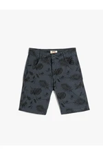 Koton Chino Shorts Floral Patterned Cotton with Pocket