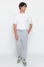 Trendyol Men's Gray Basic Oversize Fit Sweatpants Sweatpants