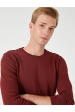 Koton Basic Knitwear Sweater Crew Neck Slim Fit