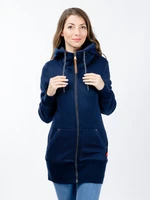 Women's Extended Sweatshirt GLANO - blue