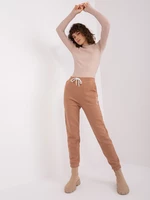 Light brown cotton sweatpants SUBLEVEL