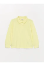 LC Waikiki Basic Polo Neck Long Sleeve Girls T-Shirt