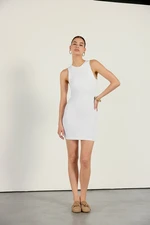 VATKALI Basic Mini Dress White