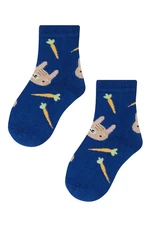 Gatta G34.01N Cottoline girls' socks modeled 27-32 navy 258