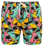 Pantaloncini boxer per il mare e la piscina da uomo Mr. GUGU & Miss GO SHARK ATTACK