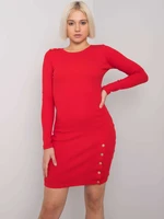 Red fitted dress Aneeka RUE PARIS