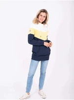 Yellow-Blue Womens Stretch Hoodie Brakeburn - Women