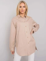 Beige cotton shirt