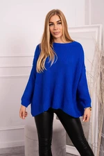 Sweater Oversize violet blue