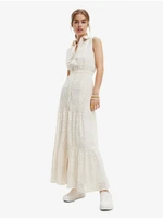 Desigual Moon Cream Shirt Maxi-Dresses - Women