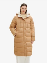 Beige Women's Winter Quilted Double-Sided Coat Tom Tailor - Women