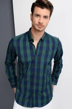 Camicia a quadri da uomo dewberry