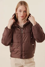 Bigdart Cappuccino Hooded Down Jacket