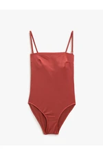 Koton Basic Strapless Swimwear Covered Thin Straps