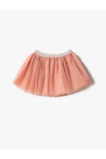 Koton Tutu Skirt Polka Dot Lined Elastic Waist