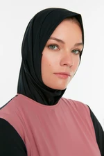 Trendyol Black Shawl Look Woven Bonnet