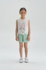 Dagi Shorts - Green - Normal Waist