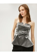 Koton Rachel Araz X - Strapless Bow Detailed Blouse