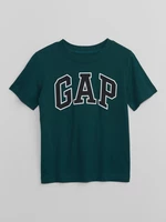 Dark green boys' T-shirt GAP