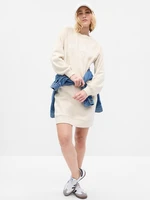 Cream women's sweatshirt dress with GAP logo