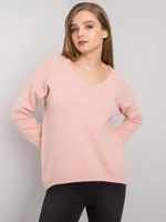 Light pink oversized sweater