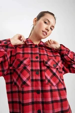 DEFACTO Relax Fit Plaid Long Sleeve Tunic