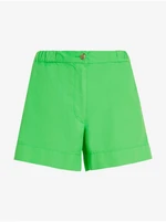 Light Green Womens Shorts Tommy Hilfigery 1985 Co Pull On Shor - Women